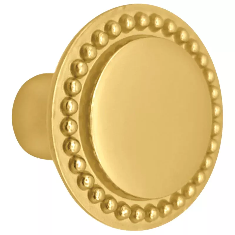 1 1/2 inch Beaded Signature Cabinet Knob (Several Finishes Available)