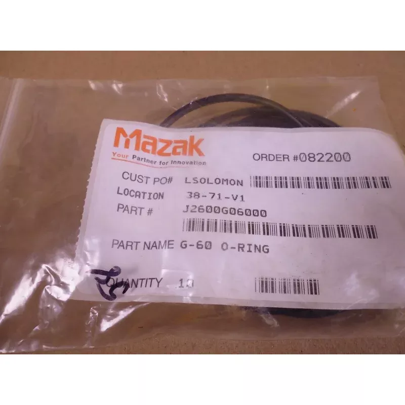 (10 PACK) OEM MAZAK J2600G06000 O-Ring G-60