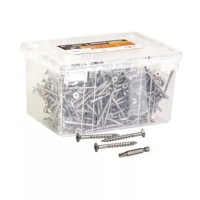 #10 x 2-1/2″ Conquest T25 Bugle Head Deck Screws – 304 Stainless Steel Pkg. 350