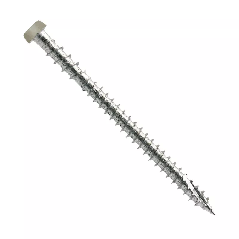#10 x 2-3/4″ Simpson Strong-Tie DCU T20 Cap Head Composite Deck Screw – 316 Stainless Steel Gray Pkg. 350