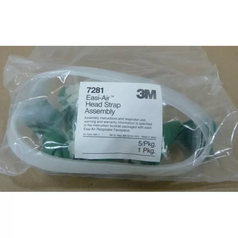 (5 PACK) 3M 7281 EASI-AIR HEAD STRAP ASSEMBLY FOR 7000 SERIES RESPIRATOR