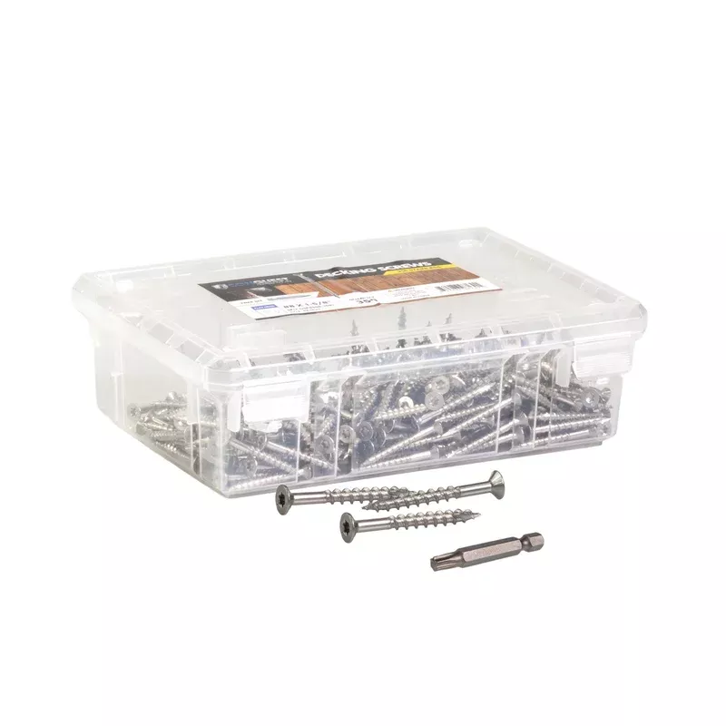 #8 x 1-5/8″ Conquest T20 Bugle Head Deck Screws – 316 Stainless Steel Pkg. 350
