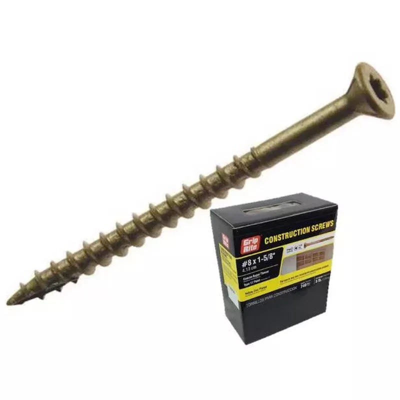 #8 X 1-5/8″ CONSTRUCTION SCREW T25 5LB BOX