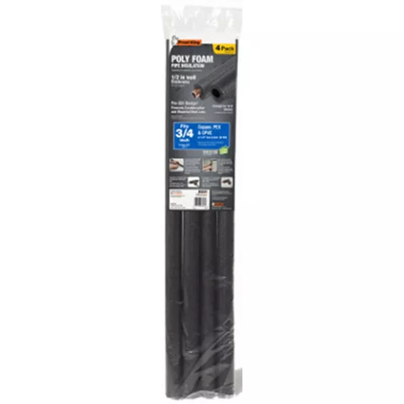 .875IDX.5WALL X3FT 4-PK PRESLIT PIPE INSUL