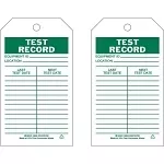 Brady 86681 Rectangular Inspection and Material Control Tag, 3 in H x 5-3/4 in W, Green on White, 3/8 in Hole, B-853 Cardstock