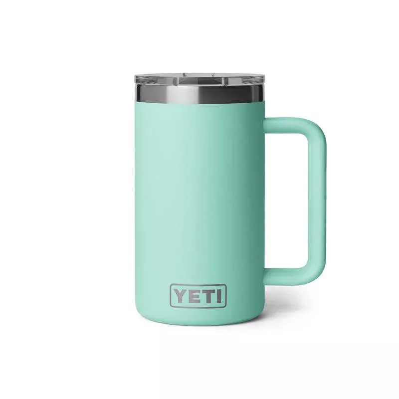 YETI Rambler 24 oz Seafoam BPA Free Ceramic Lined Mug with MagSlider Lid