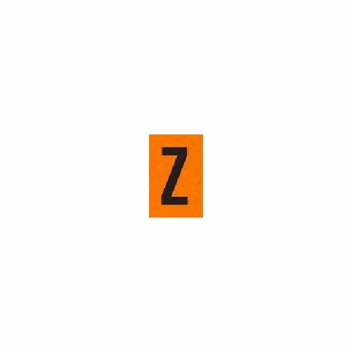 ZBLACK ON ORANGE REFLECTIVE 1 X 1.5 PACK OF 25 PT-RD-O-Z-BLK/ORG