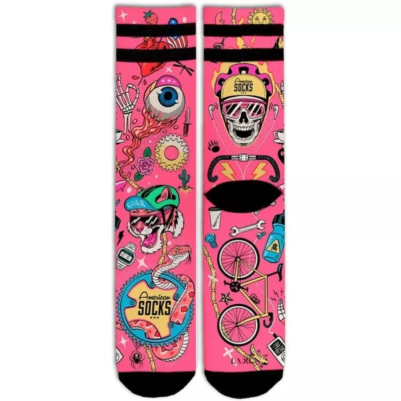 Zees American Socks Cycling Beast