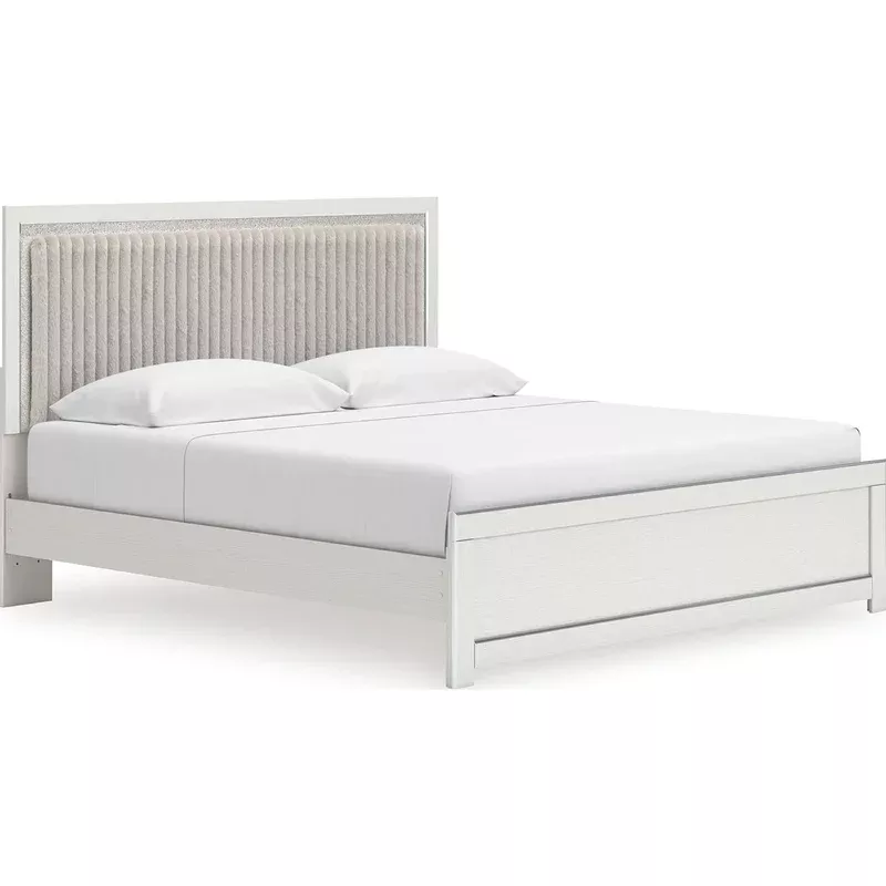 Zuraleus King Platform Bed – White